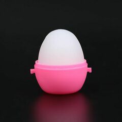 Рельефный мастурбатор EGG в розовом футляре - 