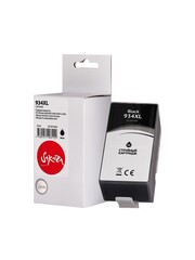 Струйный картридж Sakura C2P23AE (№934XL Black) для HP Officejet 6820, 6815, 6810, 6812 eAIO; Officejet 6220, Pro 6230 ePrinter; Officejet Pro 6835, 6830 eAIO, пигментный тип чернил, черный, 56,6 мл., 1300 к.