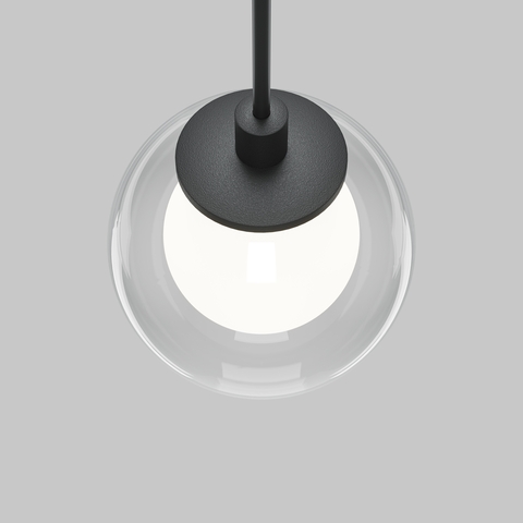 Трековый подвесной светильник Maytoni Bubble TR181PL-1-4WTW-B