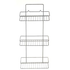 67-0-658 Полка для ванной прямая 3 яруса гальваника цинк,цвет хром (РемоКолор)