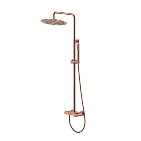 Boheme 128-CB.4 Стойка для душа STICK COPPER BRUSHED SPIRALE