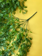 Ампельное растение, зелень искусственная свисающая, цвет зеленый, 73 см, набор 2 шт