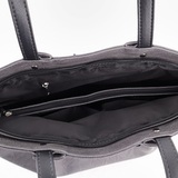 Сумка Саломея 341 македония серый + черный