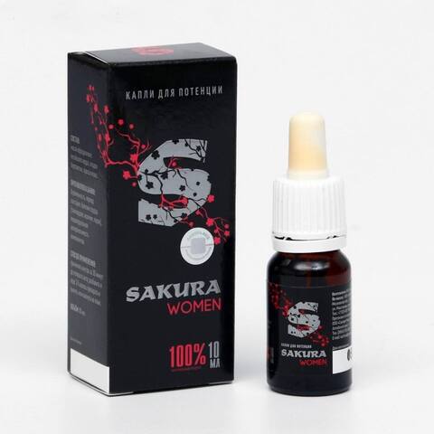 Капли Sakura women, женский афродизиак, 10 мл Капли Sakura women, женский афродизиак, 10 мл