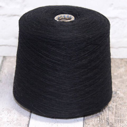 Шерсть ягненка 2/15 черный
