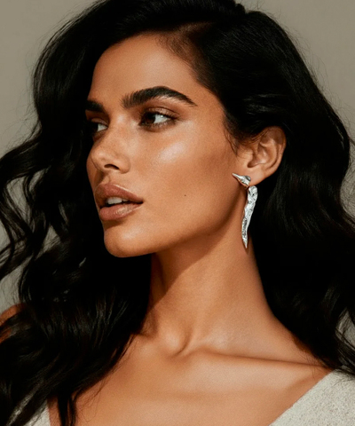 Серьги Перцы silver