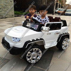 Детский электромобиль "Hongsida"  белый