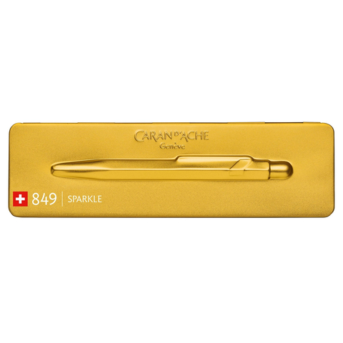 Ручка шариковая Caran d`Ache 849 Sparkle SE (849.019/Gold)