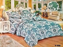 Бесшовное постельное бельё, креп-жатка, 1,5 спальное, комплект К-008
