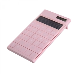 
          Калькулятор Alingar 12 разрядов, 172*100*18 мм, двойное питание, розовый, выдвижная подставка, батарея в комплекте