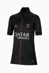 Футболка Nike PSG x Jordan 25/26 4th Stadium Junior - черный