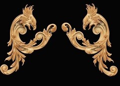 Силиконовый молд № 2006 Набор вензелей