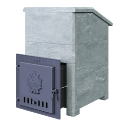 Чугунная печь для бани Комплект GFS ЗК 30 Президент 1000/40/50 Талькохлорит