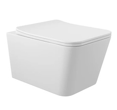 Aqueduto Macio Tornado MACT2120 Унитаз подвесной безободковый, с микролифтом, матовый белый фото