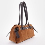 Сумка Саломея 2032 эко-замша миндаль