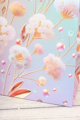 Пакет подарочный M вертикальный, Цветы прелесть, 26*32*12 см (Д*В*Ш), 1 шт.