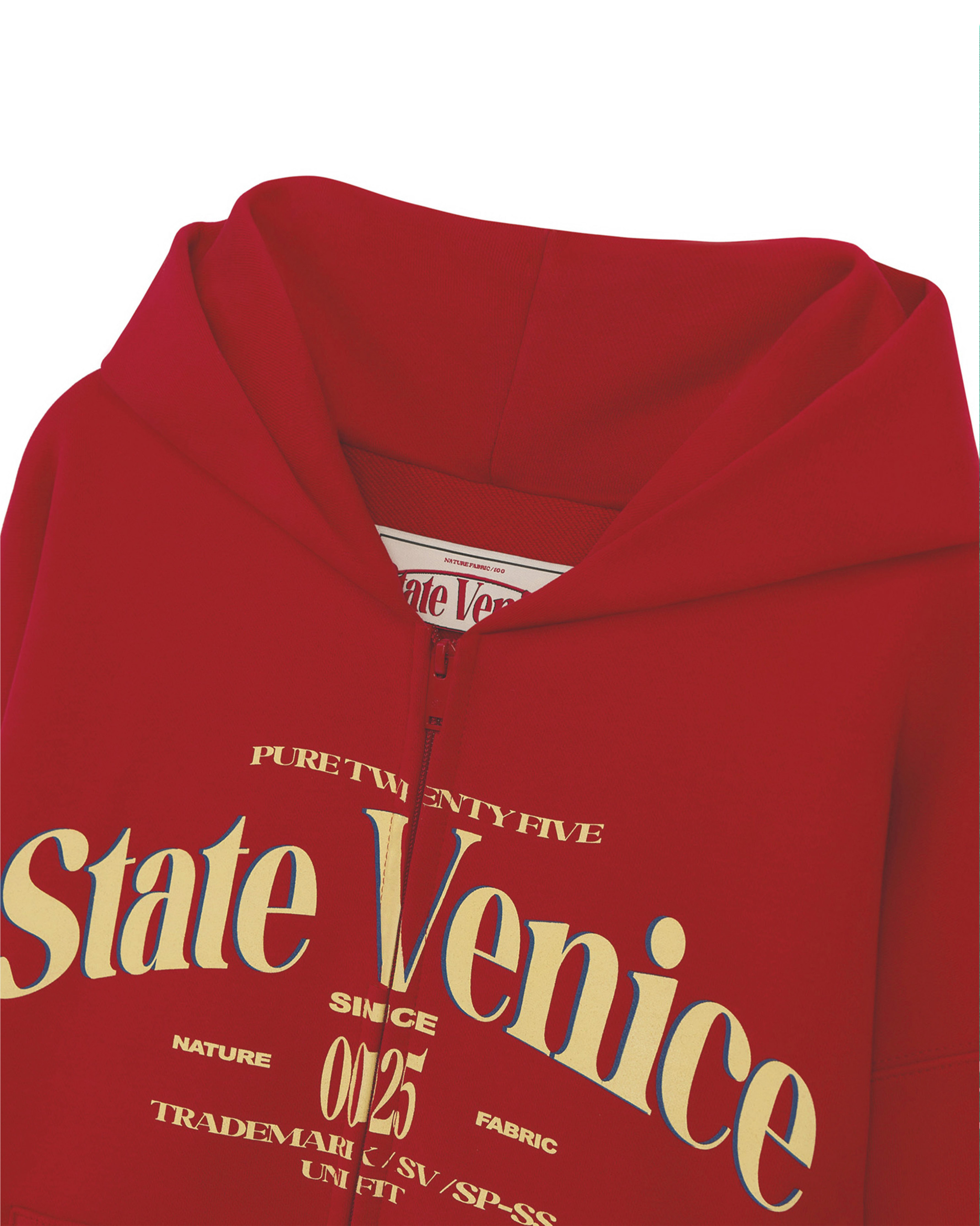 Худи на молнии классического кроя