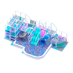 Детский игровой лабиринт «Сказка» 78,5 м² (11,5x6,8x4 м)