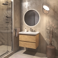 Тумба под раковину Фуста 700-0-2 (Фостер) навесная дуб золотой