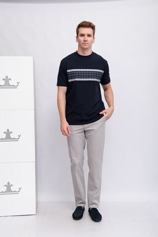 KARL Lagerfeld Футболка в полоску из хлопка с эластаном