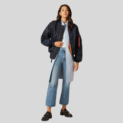 Бомбер Alpha Industries MA-1 Rep. Blue (Синий)