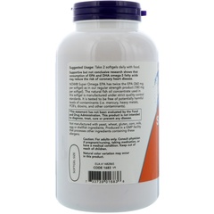 Now Foods, ЭПК Super Omega, очищенная на молекулярном уровне, 240 мягких таблеток