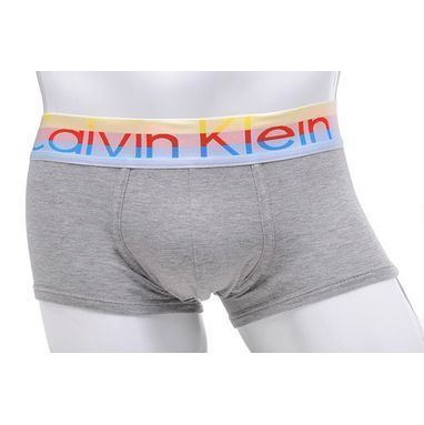 Мужские трусы боксеры Calvin Klein Steel Multicolor Grey