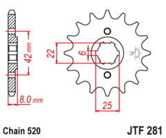 Звезда ведущая JTF281 16