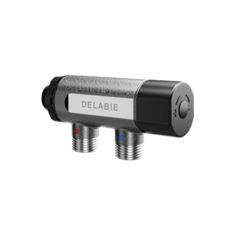 Delabie 733015 Термостатический смеситель PREMIX COMPACT, М1/2", необраб. поверхность