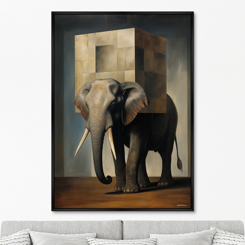 ArtNoMore - Репродукция картины на холсте Hoc est Elephanto, No 2, 2024г.