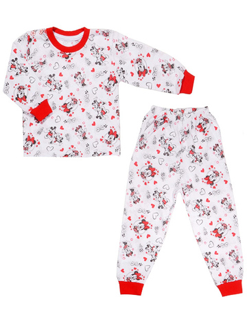 643-2 пижама детская, красная