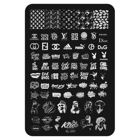 KLIO Пластина для стемпинга  XL-051