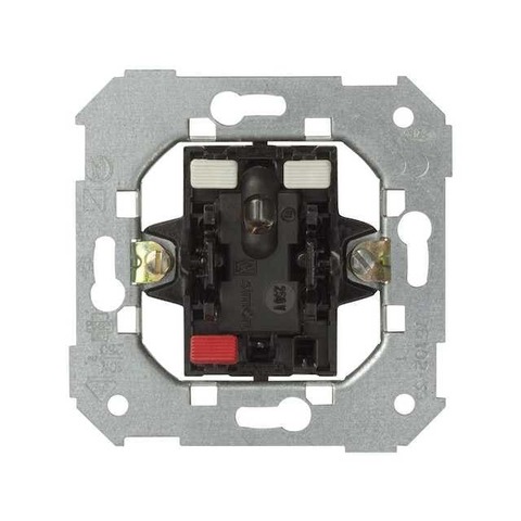 Механизм выключателя однополюсного с индикатором - 10AX 250В~. Simon 82. 75102-39
