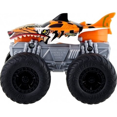HOT WHEELS Monster Truck Огни и звуки Тигровая акула HDX62 | Mattel ...