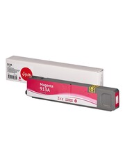 Струйный картридж Sakura F6T78AE (№913A Magenta) для HP PageWide 352dw, MFP377dw, 377dn; Pro 352dn, 452dn, 452dw, 477dn MFP, 477dw MF, 552dw, 577dw MFP, 577z MFP, Managed P55250dw, Managed MFP P57750dw, пигментный тип чернил, пурпурный, 55 мл., 3000 к.