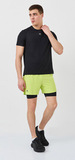 Шорты с лосинами Nordski Stayer Lime/Black мужские