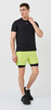 Шорты с лосинами Nordski Stayer Lime/Black мужские
