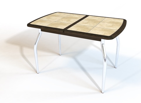 Кухонный обеденный стол с керамической плиткой 