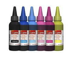 Комплект универсальных чернил EasyPrint I-E100_SET для Epson: черный, голубой, пурпурный, желтый, светло-голубой, светло-пурпурный, 6шт.х100мл.