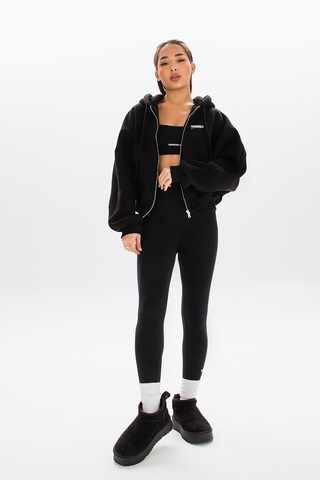 Толстовка с капюшоном SIDE WARM BLACK