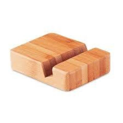 Подставка для смартфона из бамбука.