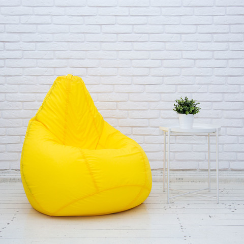 Груша M плащёвка, съёмный чехол (жёлтая)