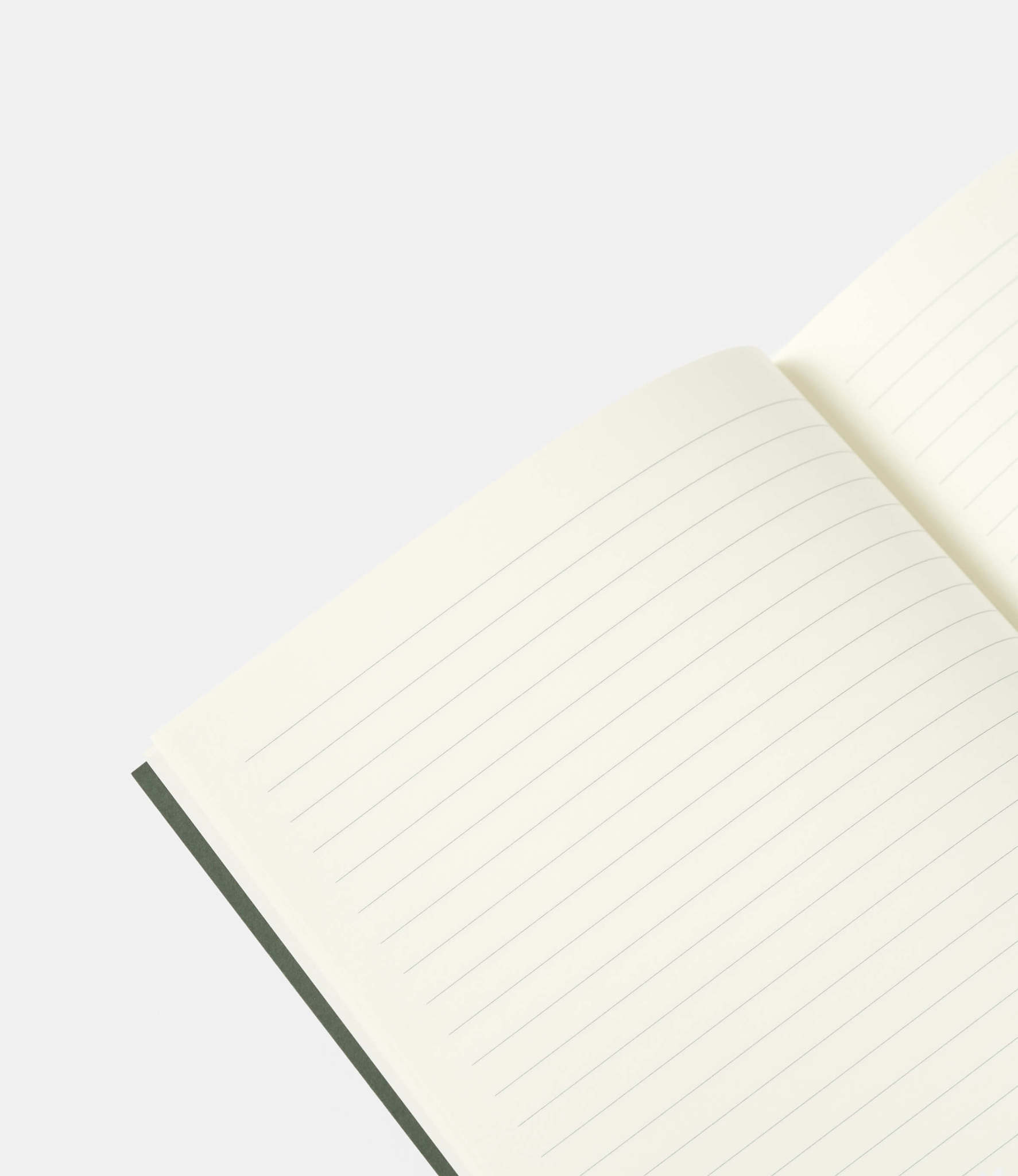 Mark+Fold Plain Notebook — линованный блокнот А5: зелёный