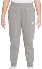 Детские теннисные штаны Nike Sportswear Fleece Pant LBR G - carbon heather/white