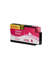 Струйный картридж Sakura CN047AE (№951XL Magenta) для HP Officejet Pro 8100, 8600, 8600Plus, 8610, 8615, 8620, 8625, 8630, 8640, 8660, 251dw, 276dw, пигментный тип чернил, пурпурный, 26 мл., 1500 к.