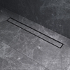 Am.Pm W01SC-U11-070-04BM MasterFlow Трап для душа линейный универс затвор Tile 70см цвет черн мат