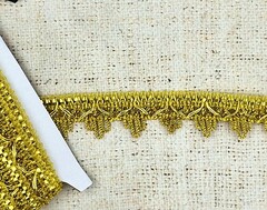 Тесьма люрекс, ш. 3 см, золото