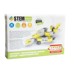 Конструктор"STEM HEROES. Авиация: Сверхзвуковой самолет"