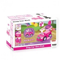 Каталка Dolu Машинка 4в1 розовая DL_8037