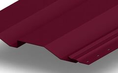 Сайдинг металлический Корабельная доска Полиэстер 0,45мм RALL 3005-Красное вино